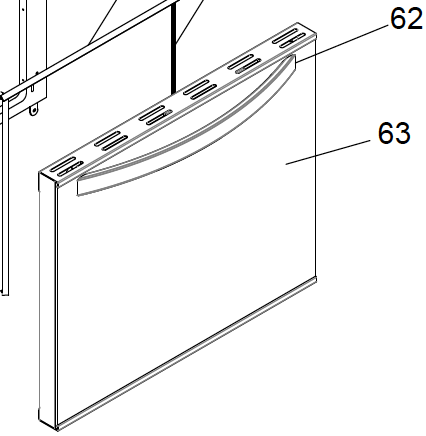 does this include the hinges? what are the measurements. model no. srslqb3s6rag5sk