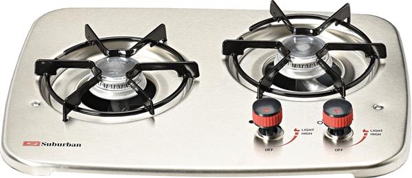 I have a 16-3/4" x 11-3/8" opening. What affordable 2 burner drop in propastove can you provide? When can I get it?