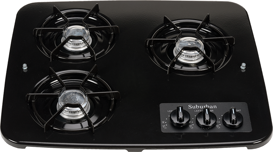 Suburban Cooktop 2938ABK (3 Burner) SDN3-black Questions & Answers