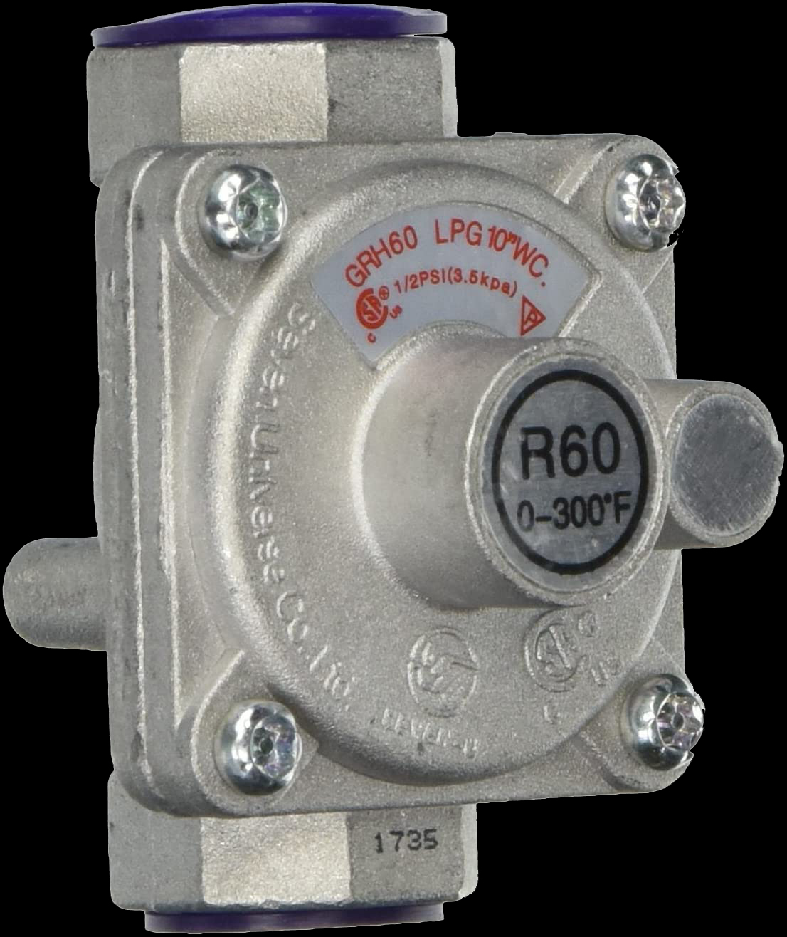 What size inlet and outlet are on this regulator?