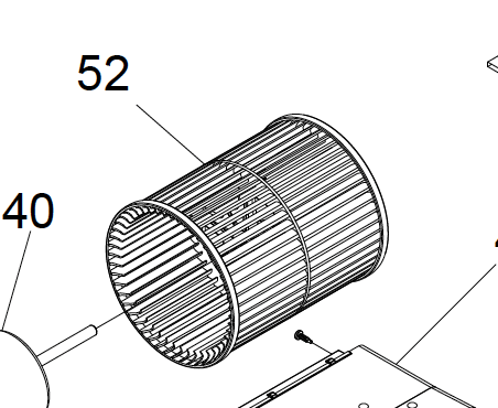 Suburban Furnace Blower Wheel (521233) SF/SFV/SFVH-20/25/30/35/42Q/FQ, SHD-25/42Q Questions & Answers